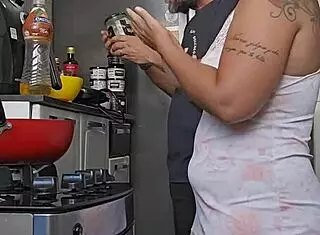 Pregnant woman showing off her big ass