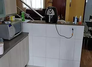 I watch this latina with natural tits masturbate, it's so sexy.