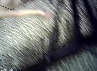 He cums on flexible brunette babe with big tits