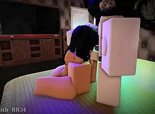 Intense sex session with a devoted follower