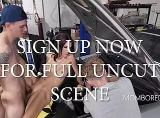 Mechanic Pounds Wife While Husband Watches