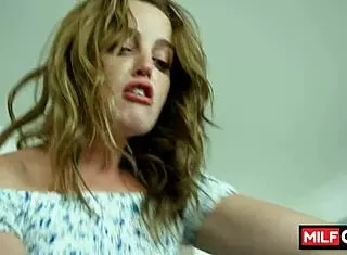 Horny cheating wife sucks fat dick and fucks teen boy Charlie Forde and Nick Strokes.