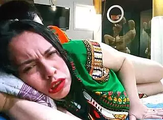 Indian stepmother in roleplay with stepson encounter