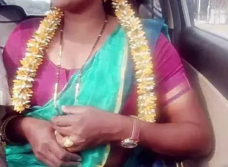 Indian housewife enjoys car sex with father-in-law during long drive