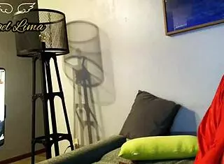 Angel Lima Strips Down in Live Scene with Lucky Fan for Wild Action