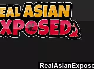 realasianexposed - sexy asian brunette drilled hard in tight ass