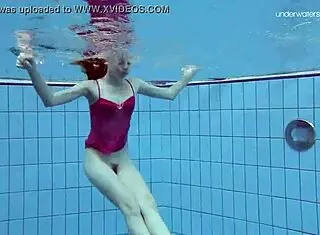 Russian teen Anna Netrebko teases fiercely in pool bikini