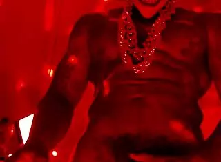 Hallelujah Johnson Worships Big Black Hairy Cock In Domination Scene