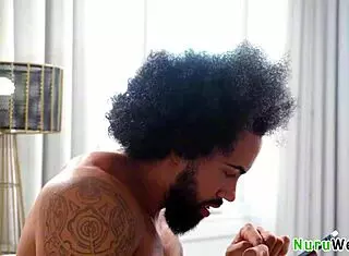 busty masseuse fucks client outdoors?