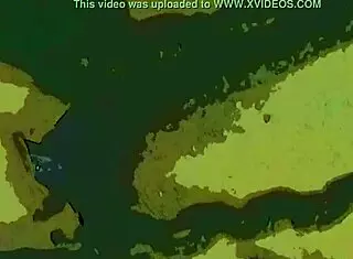 dildo and tongue tag team her wet ebony pussy