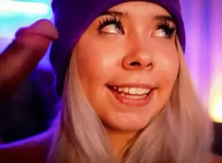 I Love Watching This Beautiful Colombian Blonde Suck Cock