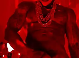 Hallelujah Johnson Worships Big Black Hairy Cock In Domination Scene