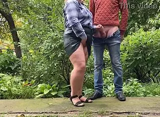 please son-in-law, cum on my leather skirt