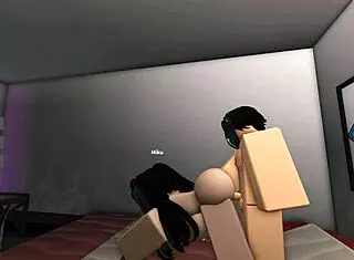 Wow, having sex with my wife in roblox!
