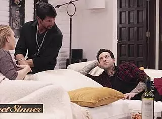 Fucking my big tit stepmom Jessa Rhodes with tattoos and piercings