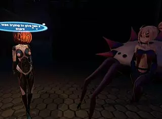 monster girl island halloween special where elf woman satisfies cock with neko sister and slimer girl dominates me