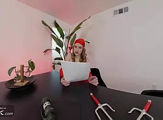 Horny Elektra Rides Deadpool's Cock In Cosplay