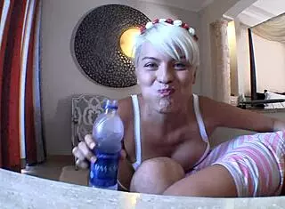 Bf Vs Gf Drink And Pee Competition Ending With Bj