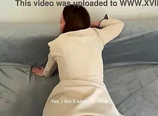 stepmother fucks stepson without panties in pov