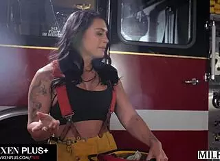 Milf bangs six cocks