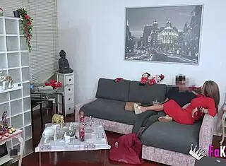 Colombian Mom Vanessa Deflowers 18-Year-Old Nico In Rough Cowgirl Riding