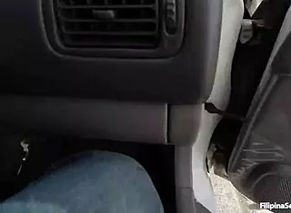 I watch this Asian pinay with hairy pussy get bent over for big cock blowjob