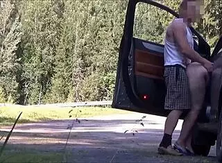 Fucked a fellow traveler passionately on the road!