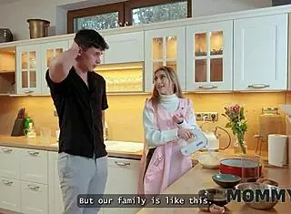 Mommy4k mature brunette got so horny and fucked young dude at first meeting 😍