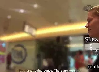 stunning czech girl seduced at mall for pov action