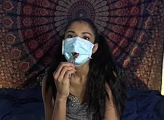 She Removed Her Mask To Engage In Intimate Activity