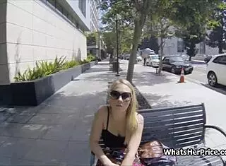 hey, this broke blonde teen from the street is getting pounded for some extra cash