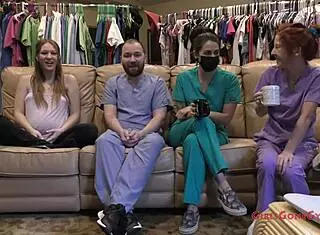 New Nurse Nova Maverick Spreads in Clinic