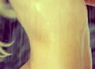 Intriguing Contrast: Big Tits Babe Undressing with Clothes Ripped in Solo Striptease