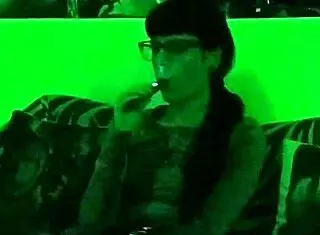 Beth Kinky Smokes As Goth Domina