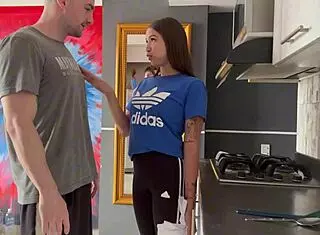 Slutty Latina Maid Fucks Her Boss to Keep the Job.