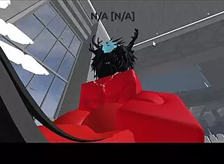 succubus tempts demon on couch