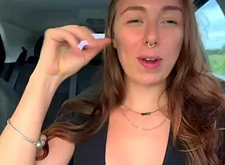 I came in her mouth driving at 120km/h on the road