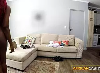 Fat Kenyan Slut Rammed at Amateur Casting