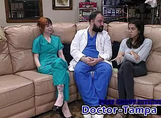 Dr Tampa's First Gyno Exam for Ditria Rose in Florida