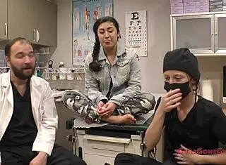 Emotional Pre-Employment Physical with Jasmine Rose Tickling