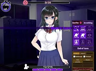 Hentai game with big tits footjob