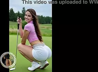 Lily Hayes AI nude with big ass, intriguing teen body