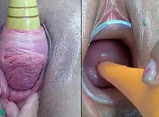 Lesbians Milf Peehole Penetration & Fucking With Vegetables