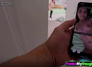 my stepdad spied on me naked then fucked me hard