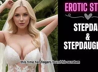 bride gives stepdad a blowjob