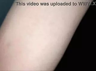 Sexy skinny amateur girl writhes in pleasure during anal assfucking and creampie