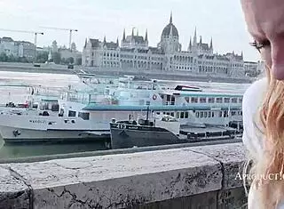 Wetting Pussy In Public Toilet And Outdoor Sport