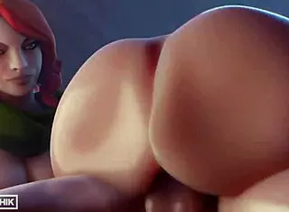 big ass elfa gets boldly fucked and covered in cum