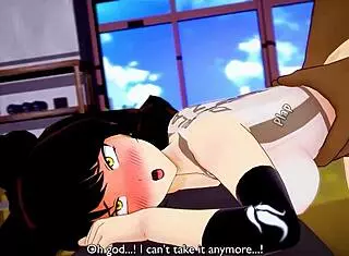 Team RWBY engages in intense POV creampie workout session