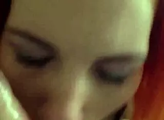 Karla Rose gives POV blowjob with deepthroat